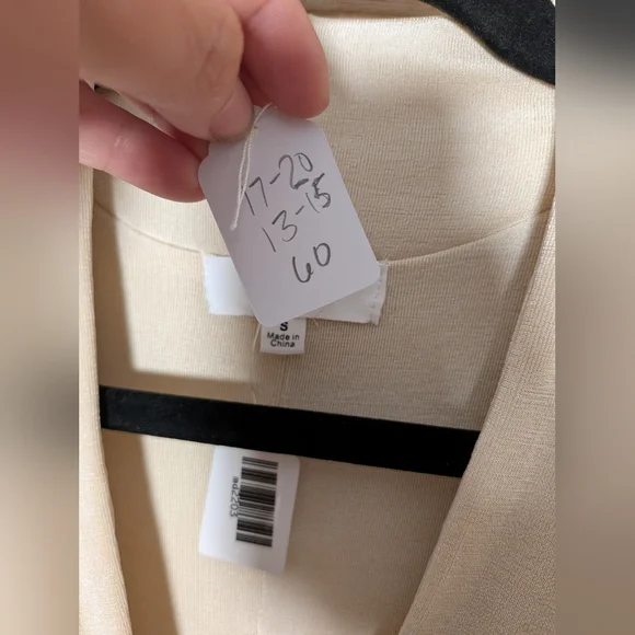 Mable Champagne Ruched Plunge Long Sleeve Maxi Dress Glam Evening Gown S - Picture 4 of 7